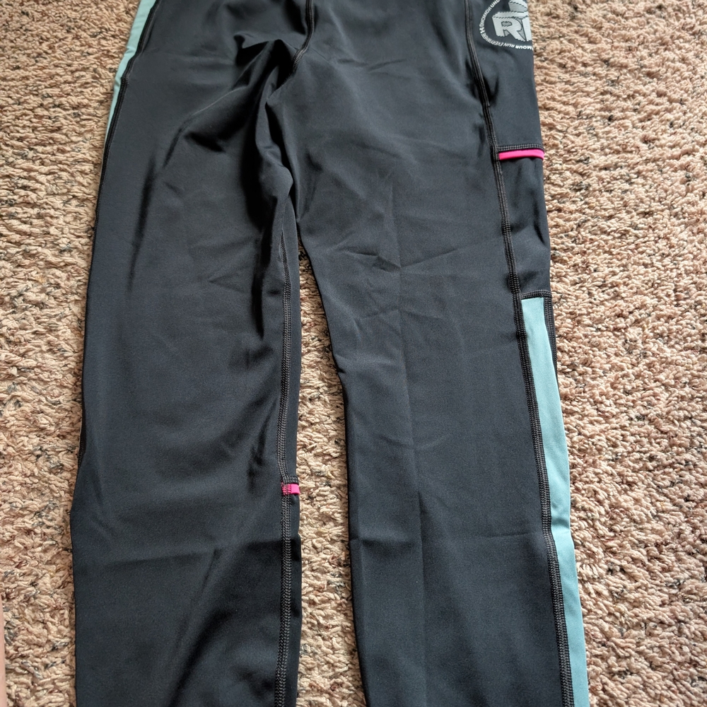 Black and Blue Athletic Pants
